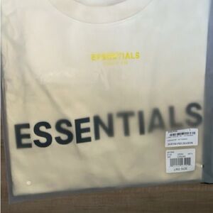 Essentials t shirt brand new sealed for more information lmk